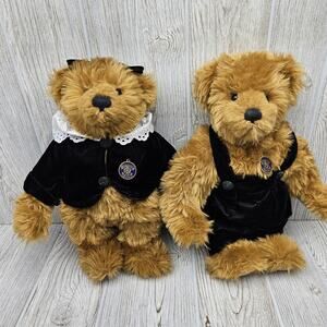 Vintage Knickerbocker Bear Co Teddy Bear Pair New Generation Collection 1995 Tag